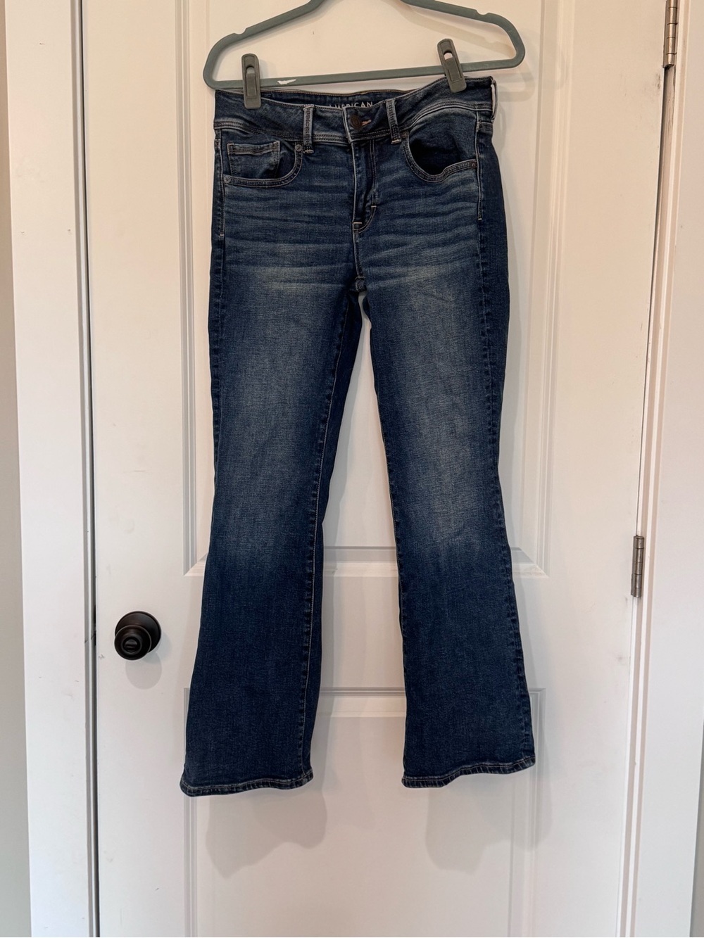 American Eagle Outfitters Dark Blue Flare Jeans